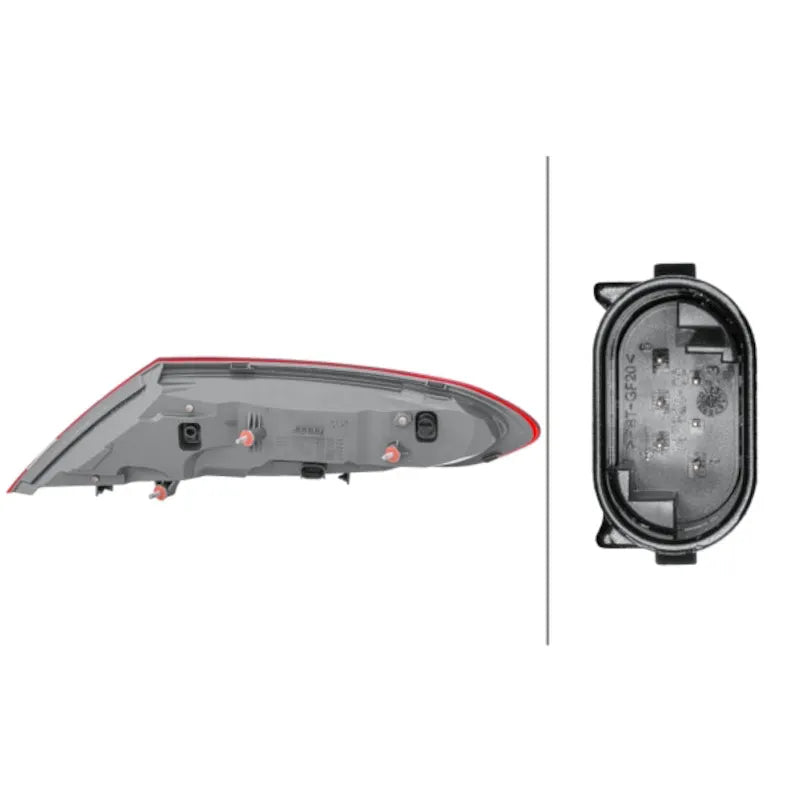 Hella 2015-2023 Mercedes-Benz C-Class Left Tail Light | C-Class Br205 (011786231)