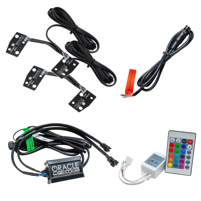 Oracle 21+ Ford Bronco DRL w/ Halo Kit ColorSHIFT w/ Controller (1468-504)
