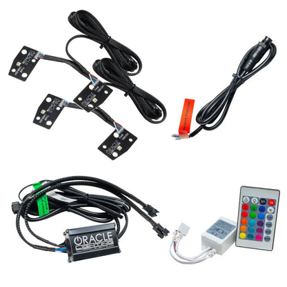 Oracle 21+ Ford Bronco DRL w/ Halo Kit ColorSHIFT w/ Controller (1468-504)