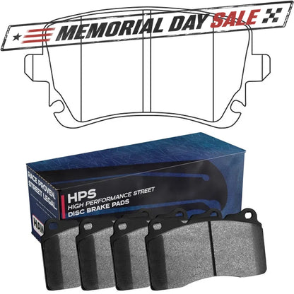 Hawk Performance HPS Rear Brake Pads | Multiple Audi Fitments (HB553F.652)
