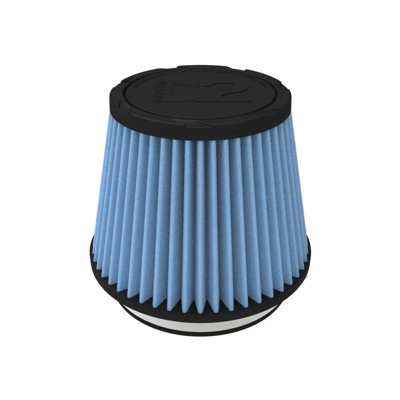 aFe POWER Universal Clamp-On Air Filter w/ D2 Dura-Dry Media - 5in F x 6.5in B x 4.75in T x 5in H