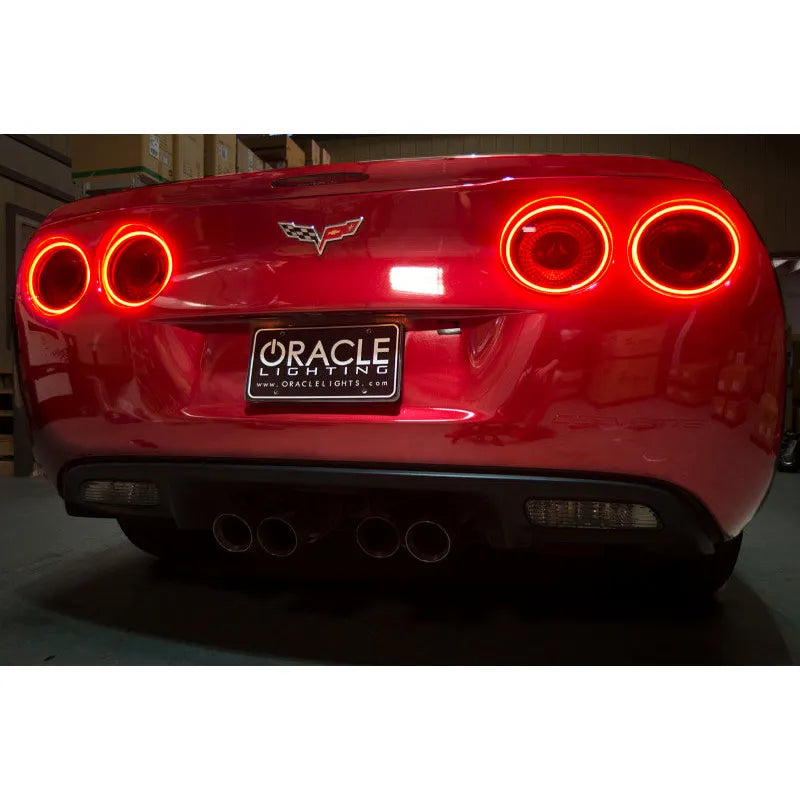 Oracle Chevy Corvette C6 05-13 LED Tail Light Halo Kit | Red (2542-003)