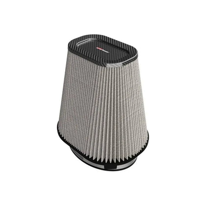 aFe Track Series Intake Pro DRY S Air Filter (7-1/2 x5-1/2)IN F x(9-1/4 x7-1/4)IN B x(6 x4)IN T x9IN