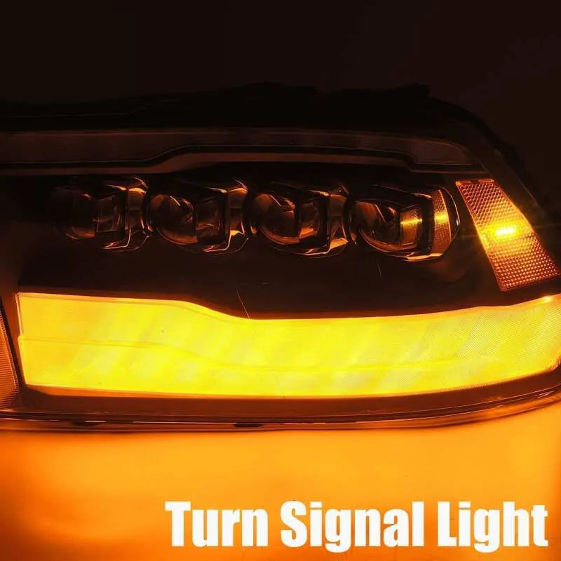 AlphaRex 09-18 Dodge Ram HD NOVA LED Projector Headlights Plank Style (880590)