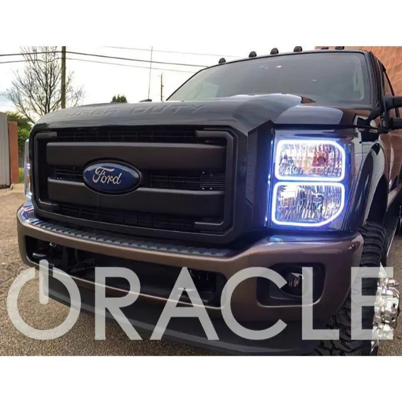 Oracle White LED HL Headlights | Ford F250/350 (11-16) (8158-001)