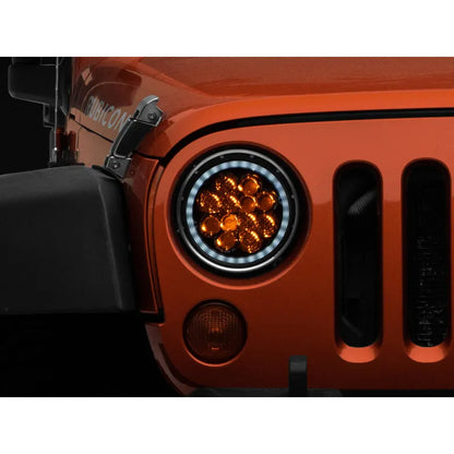 Raxiom 97-18 Jeep Wrangler F&R LED Headlights w/ Amber DRL (J108047)