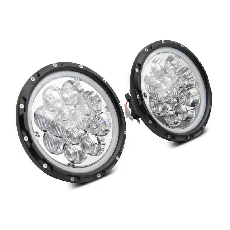 Raxiom 97-18 Jeep Wrangler F&R LED Headlights w/ Amber DRL (J108047)