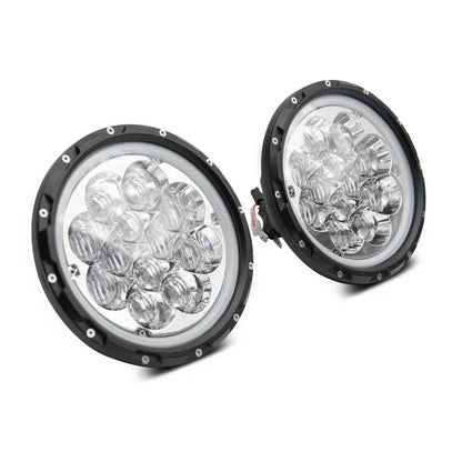 Raxiom 97-18 Jeep Wrangler F&R LED Headlights w/ Amber DRL (J108047)