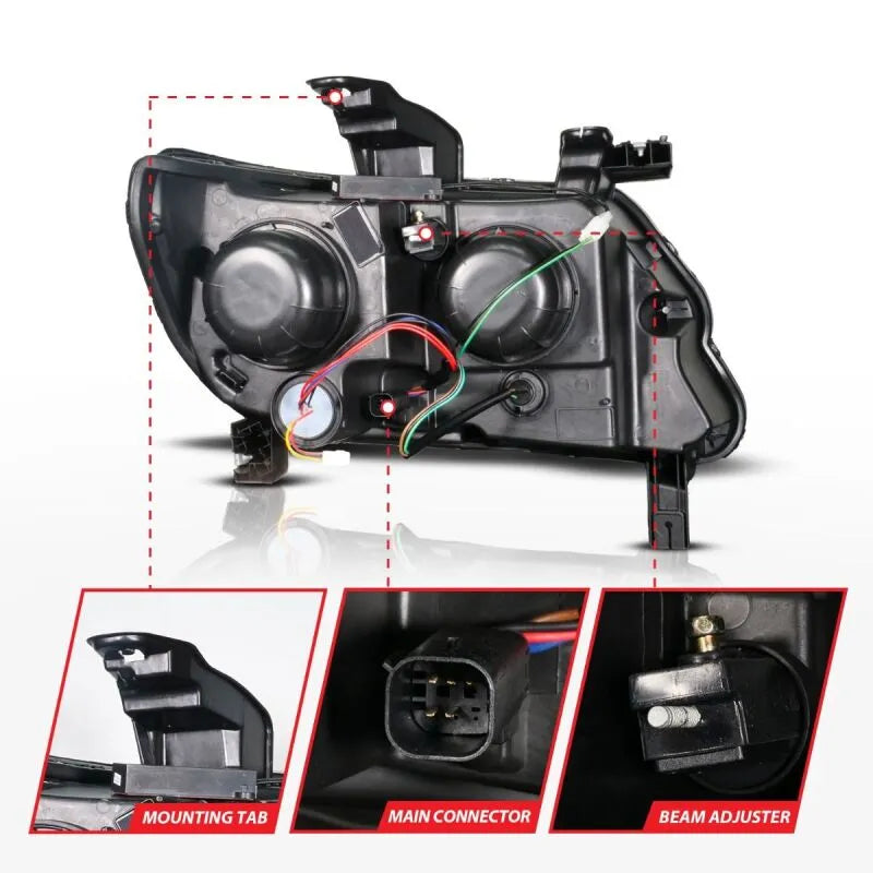 ANZO 15-22 Chevy Colorado LED Headlights | Chevy Colorado (12-26) (111641)
