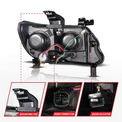 ANZO 15-22 Chevy Colorado LED Headlights | Chevy Colorado (12-26) (111641)