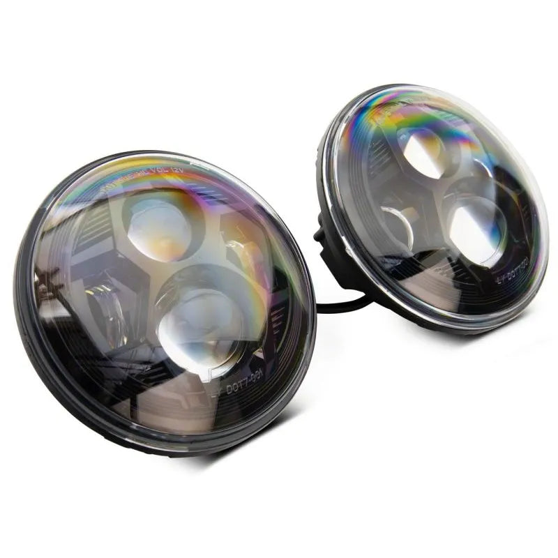Raxiom 07-18 Jeep Wrangler JK 7-In LED Headlights | Blk Housing (J154695)