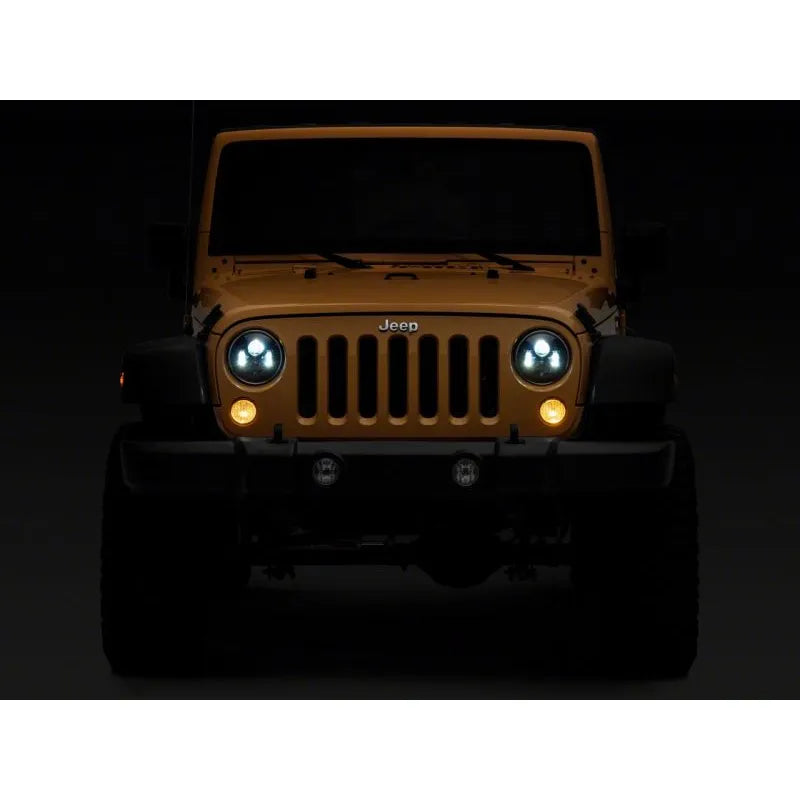 Raxiom 07-18 Jeep Wrangler JK 7-In LED Headlights | Blk Housing (J154695)