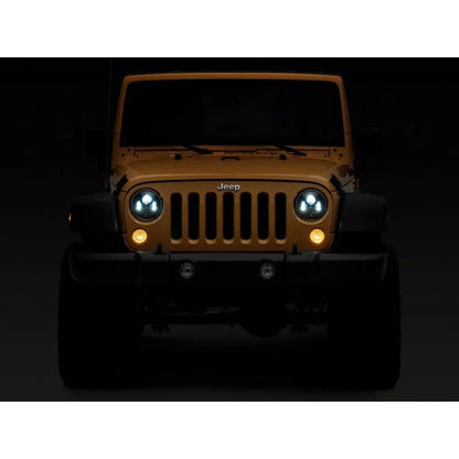 Raxiom 07-18 Jeep Wrangler JK 7-In LED Headlights | Blk Housing (J154695)