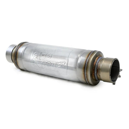 aFe MACH Force-Xp Muffler 3 IN ID Center/Center x 5 IN Dia. x 19 IN Overall Length - Round Body