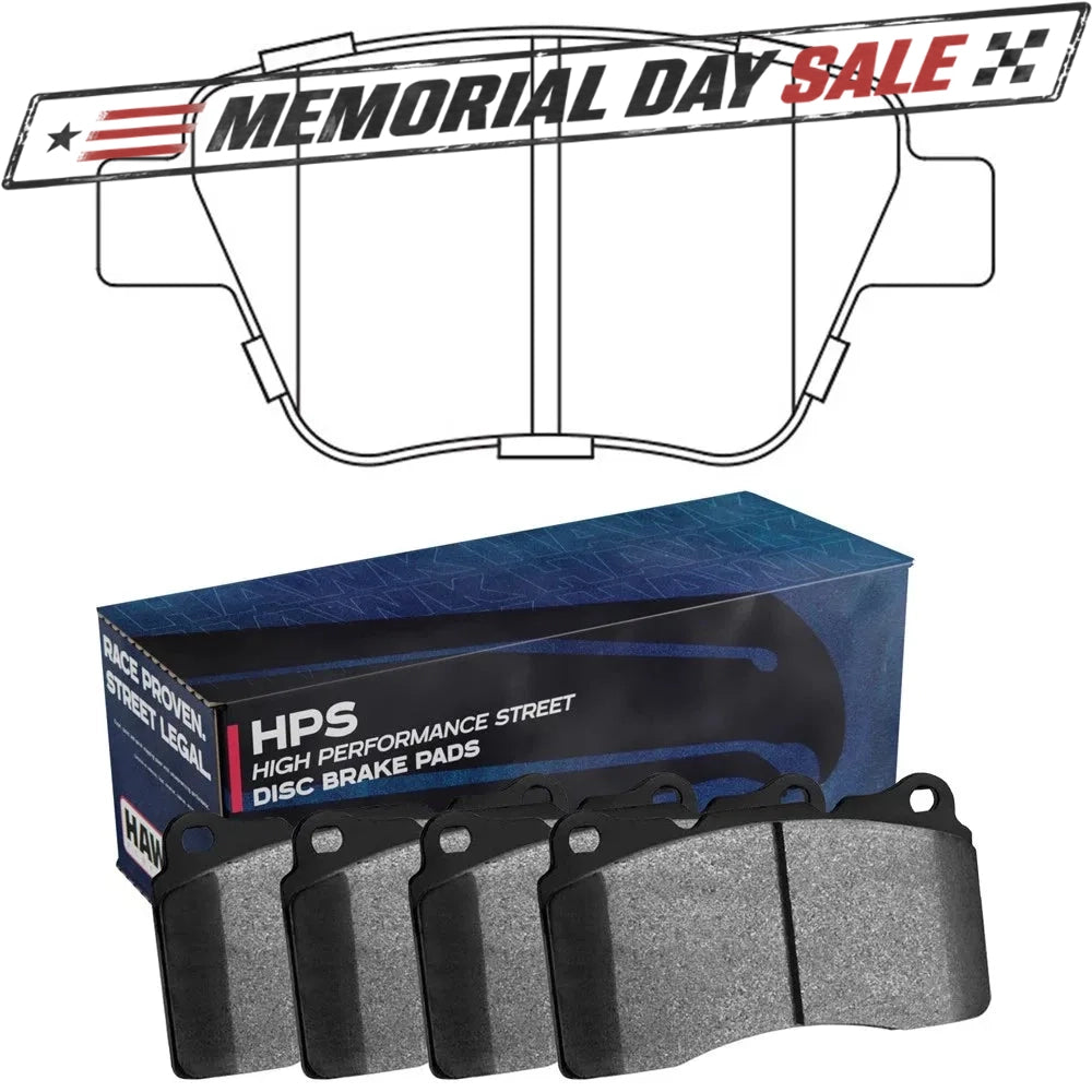 Rear | Hawk HPS Compound Performance Brake Pads | Mk6 | B7 w/272mm Rotors