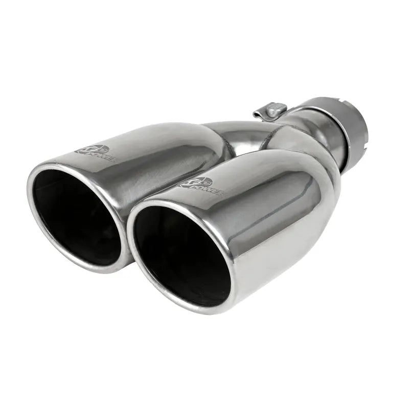 aFe MACH Force-Xp Universal Exhaust Tip 2-1/2 IN Inlet x 3-1/2 IN Outlet X 12 IN L