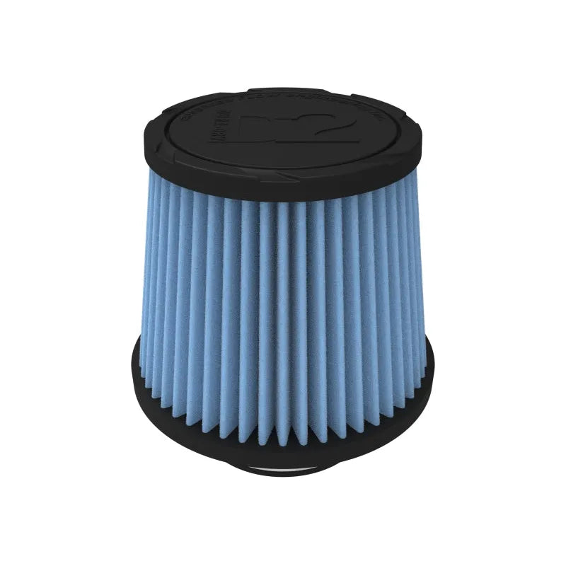 aFe POWER Universal Clamp-On Air Filter w/ D2 Dura-Dry Media - 3in F x 6in B x 4-3/4in T x 5in H