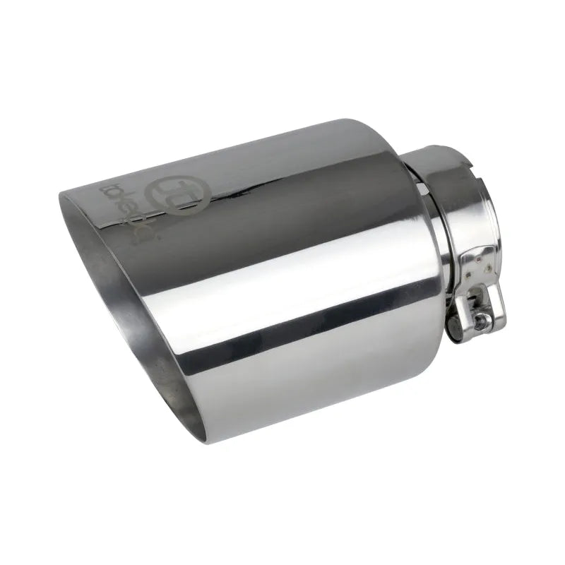 aFe Takeda Universal Exhaust Tip 2-1/2 IN Inlet x 4-1/2 IN Outlet x 7 IN L- Polished