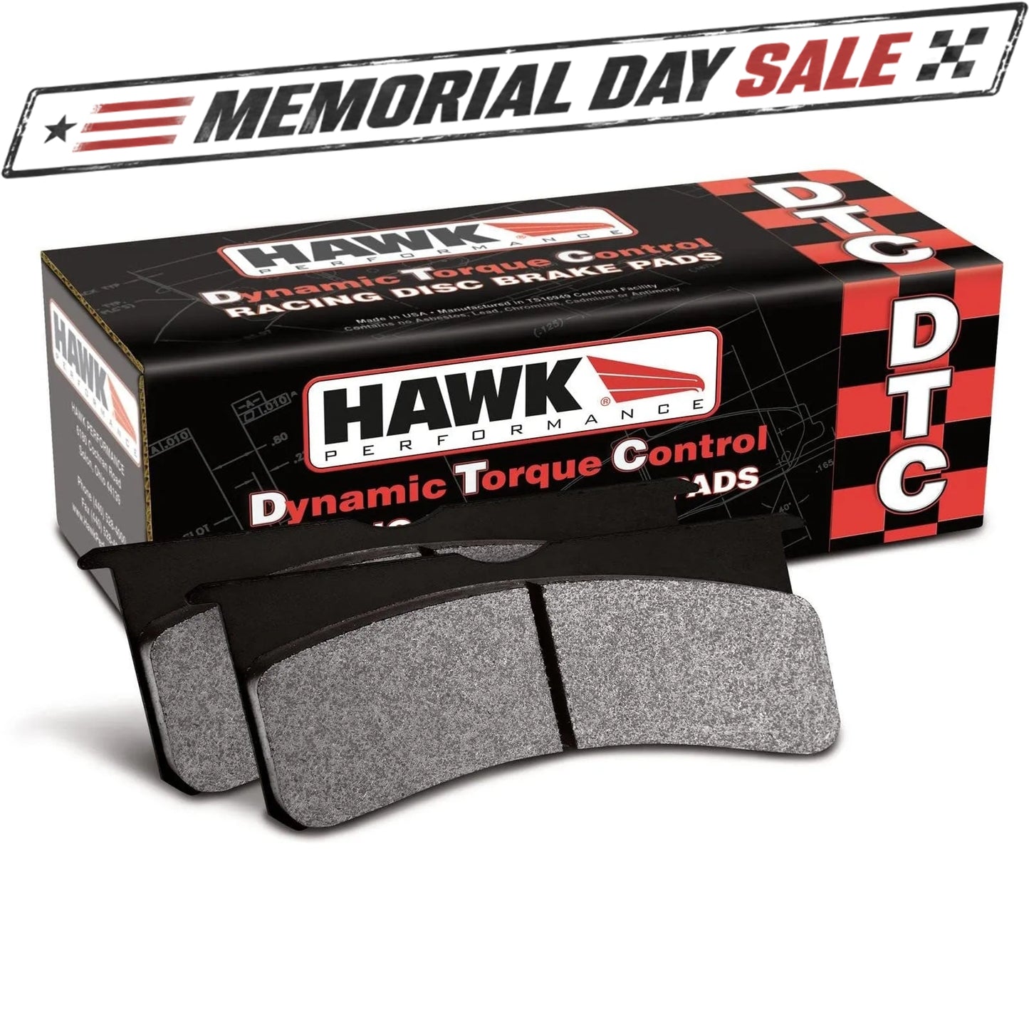 Hawk Performance DTC-60 Front Brake Pads | Audi S3 (2016) (HB779G.740)