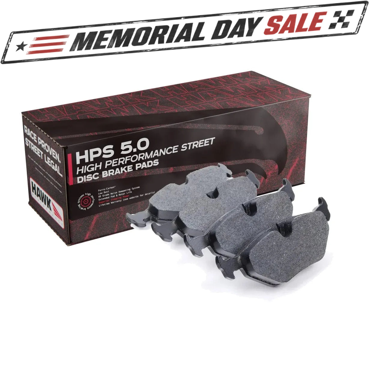 Hawk Performance Front High Performance Brake Pads | Audi A8 (2016) (HB780B.625)