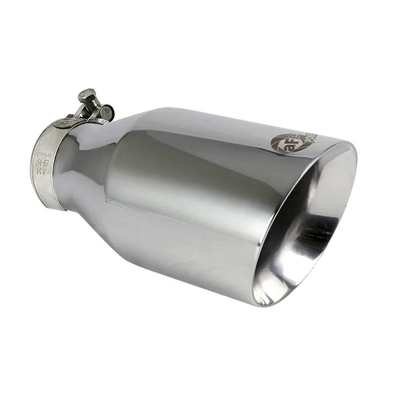 aFe MACH Force-Xp Universal Exhaust Tip 2-1/2 IN Inlet x 4-1/2 IN Outlet x 9 IN L