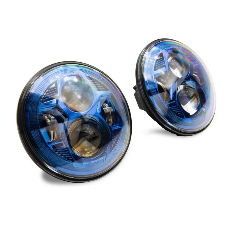 Raxiom 07-18 Jeep Wrangler JK 7-In LED Headlights | Off-Road (J154696)