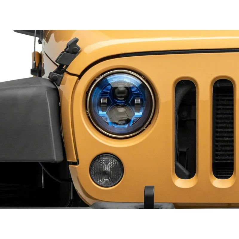 Raxiom 07-18 Jeep Wrangler JK 7-In LED Headlights | Off-Road (J154696)