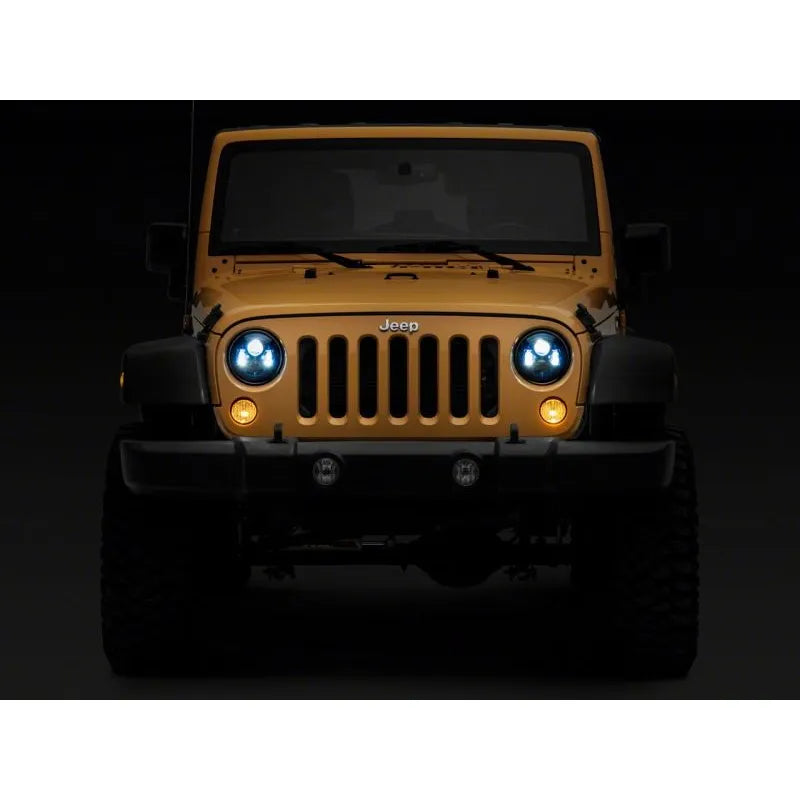 Raxiom 07-18 Jeep Wrangler JK 7-In LED Headlights | Off-Road (J154696)