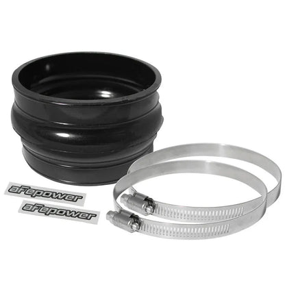 aFe Magnum FORCE Intake Coupling Kit (4-1/2 IN ID x 3 IN L) Straight Coupler w/ Hump - Black