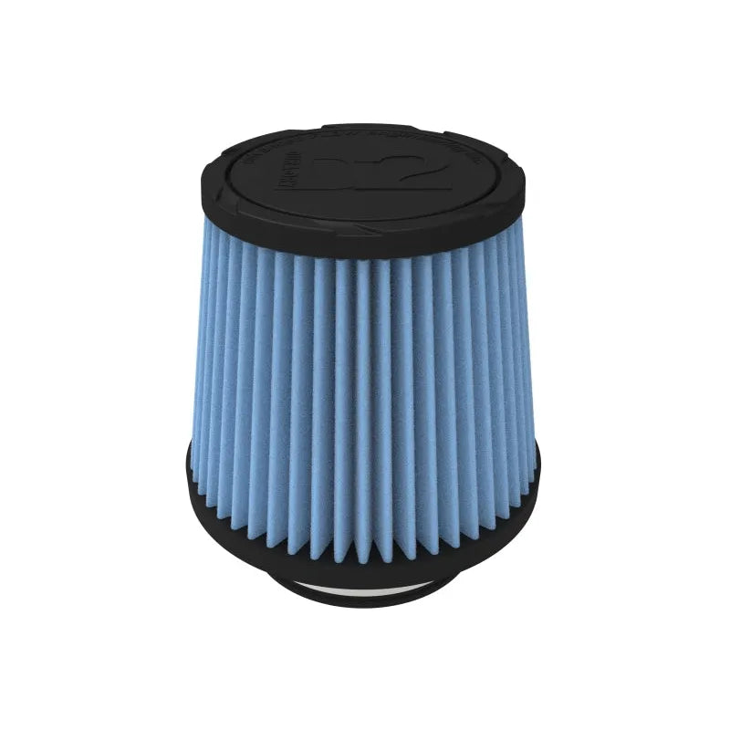 aFe POWER Universal Clamp-On Air Filter w/ D2 Dura-Dry Media - 3-1/2in F x 6in B x 4-3/4in T x 5in H