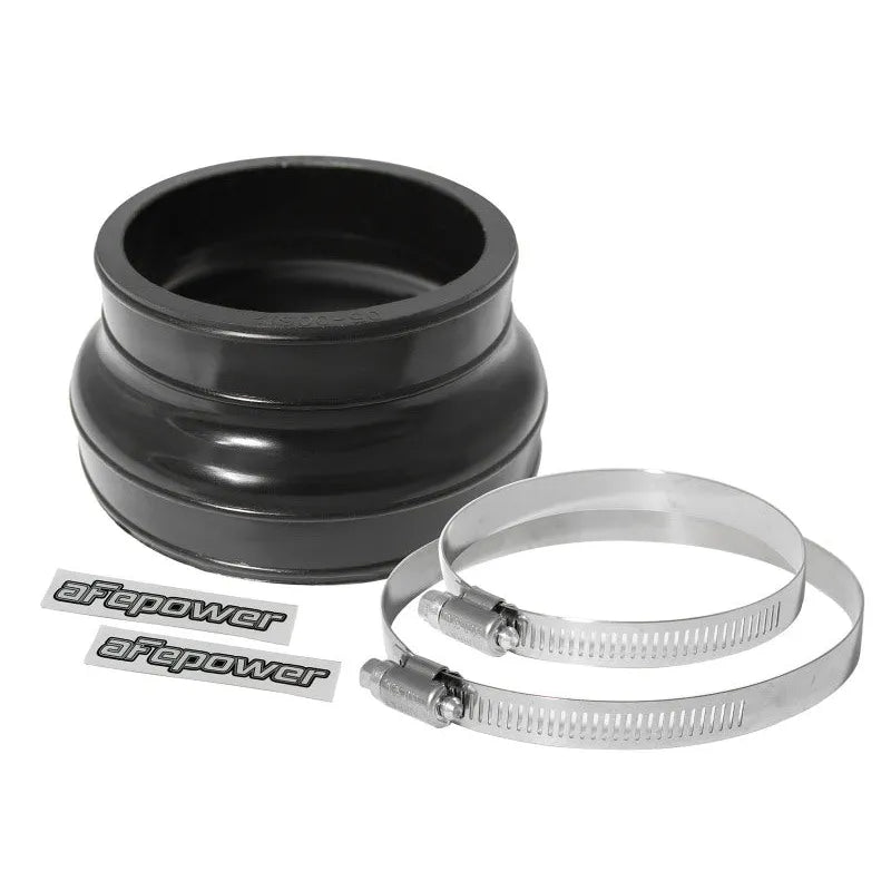 aFe Magnum FORCE CAI Univ. (4-1/4in ID to 3-1/2in ID x 2-1/2in L) Straight Reducing Coupler - Black