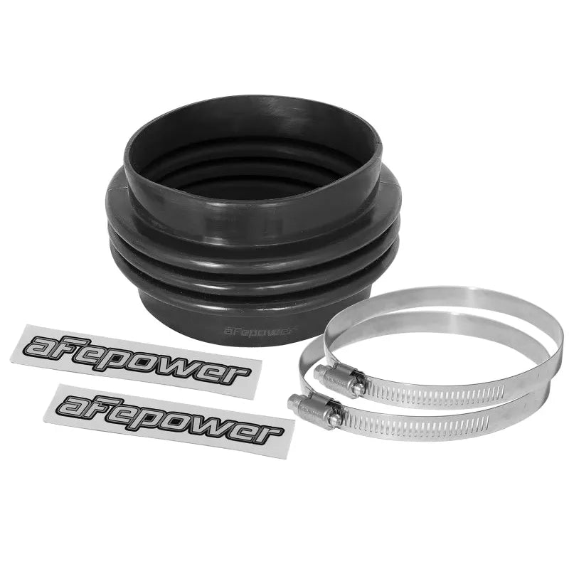 aFe Magnum FORCE Intake Coupling Kit (5 IN ID x 3 IN L) Straight Coupler w/ Hump - Black