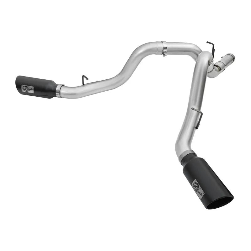 aFe Atlas 4in Dual DPF-Back Exhaust | GM 16-19 Silverado/Sierra 2500/3500 (49-04080-B)