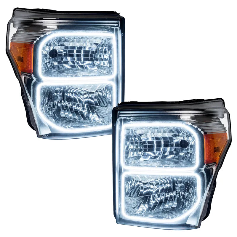 Oracle 11-16 Ford F250/350 LED HL - ColorSHIFT w/ Controller | Ford F-250/350 (11-16) (8158-333)