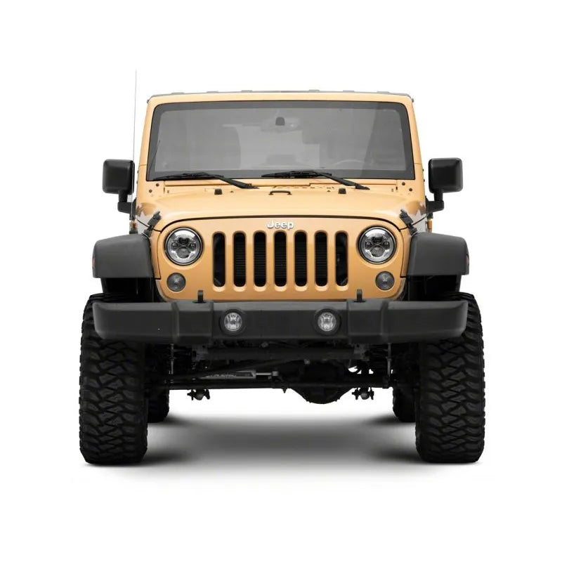 Raxiom 07-18 Jeep Wrangler JK 7-In LED Headlights | F&R (J154697)