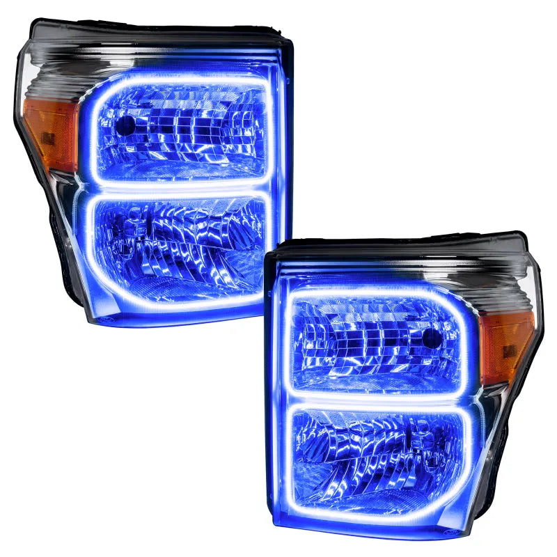 Oracle 11-16 Ford F250/350 LED HL ColorSHIFT w/o Controller | Ford F-250/350 (2011-16) (8158-334)