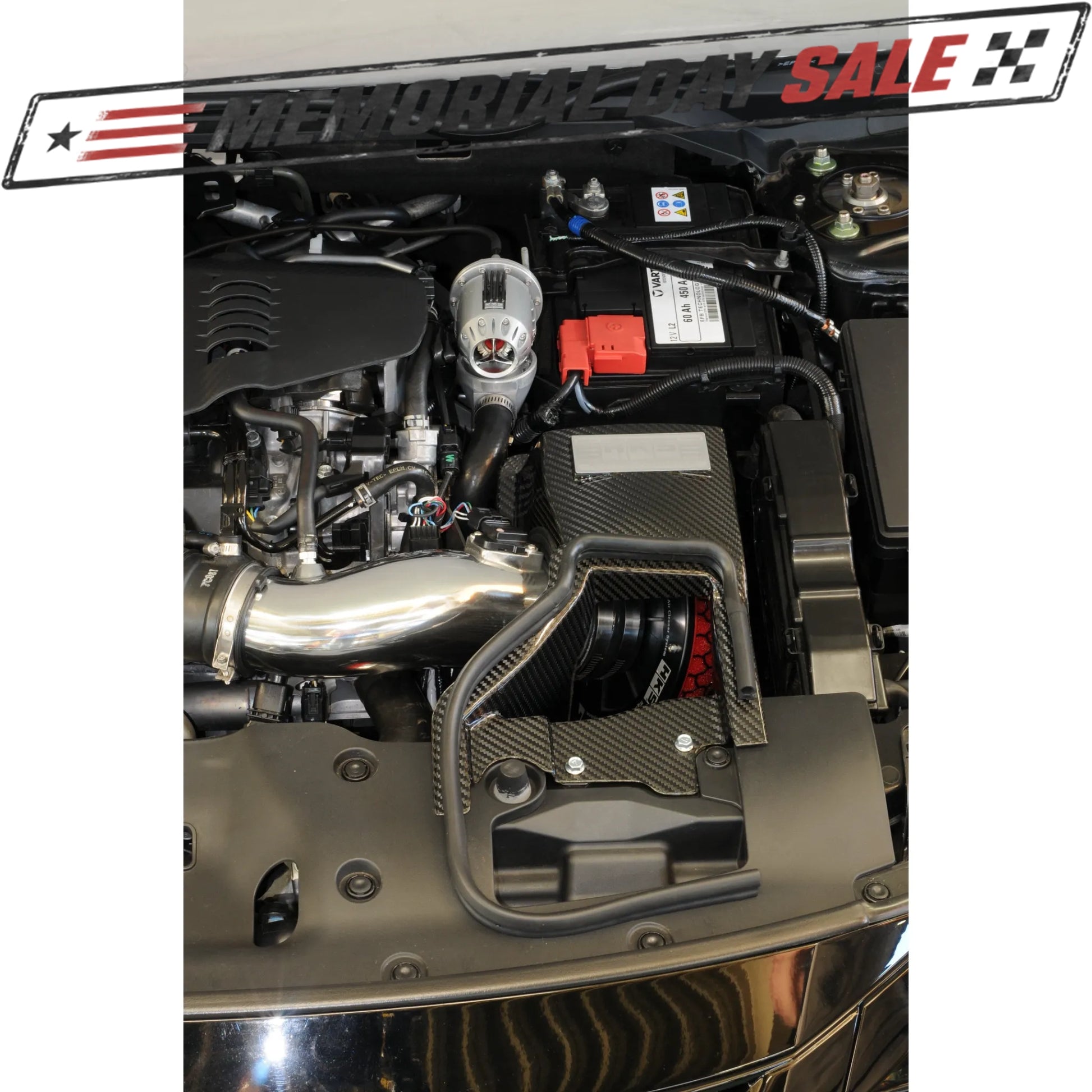 HKS DryCarbon Full Cold Air Intake Kit w/ AFR | Honda Civic Type R FK8 (17-21) (70026-AH006)