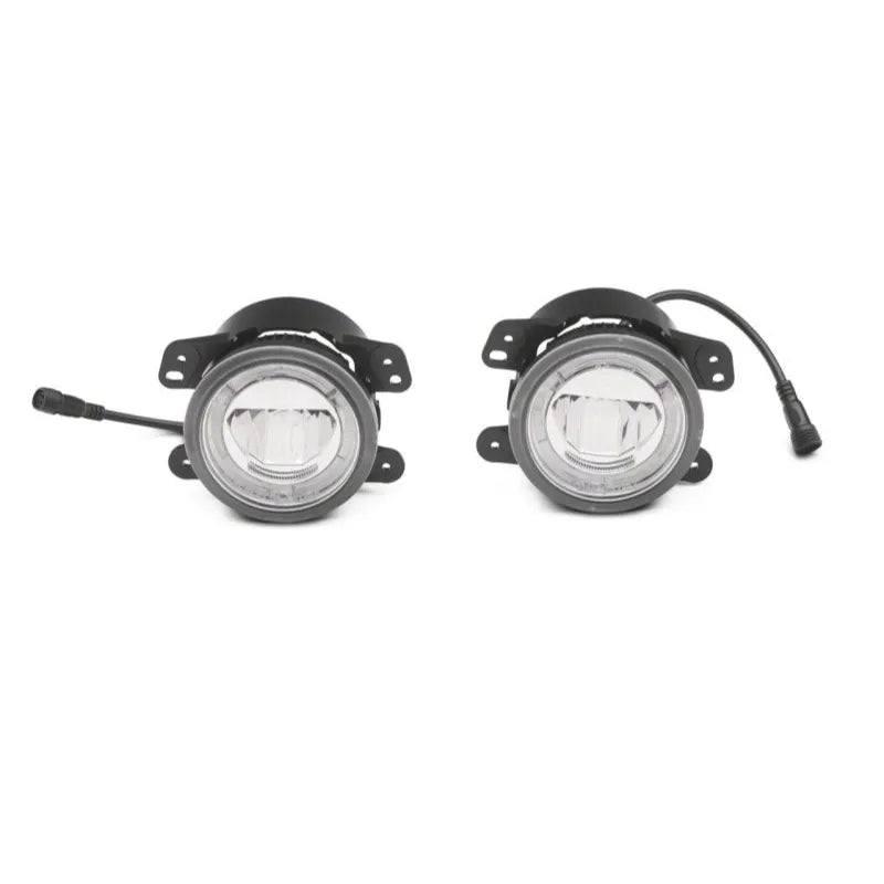 Raxiom 10-23 Jeep JK & JL Axial LED DRL Fog Lights | Jeep JK/JL (07-26) (J119947-B)