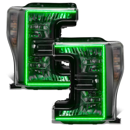 Oracle 17-19 F-250/350 D&S Headlights | Ford F-250/350 SD (8203-332) (Black Edition)