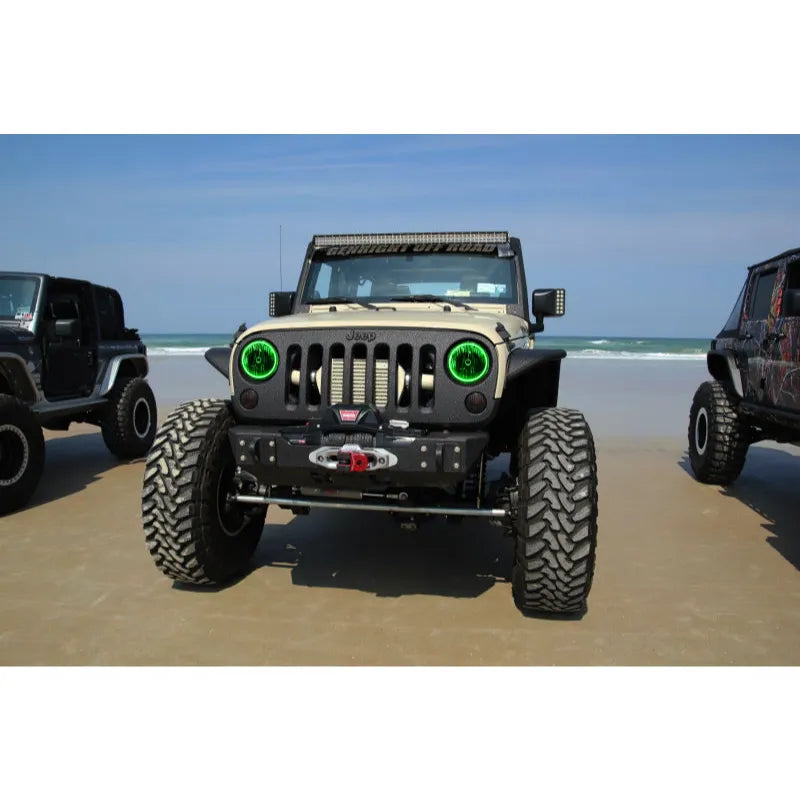 ORACLE 07-16 Jeep Wrangler JK SMD HL - ColorSHIFT w/ BC1 Controller | Jeep Wrangler JK (97-18) (7079-335)