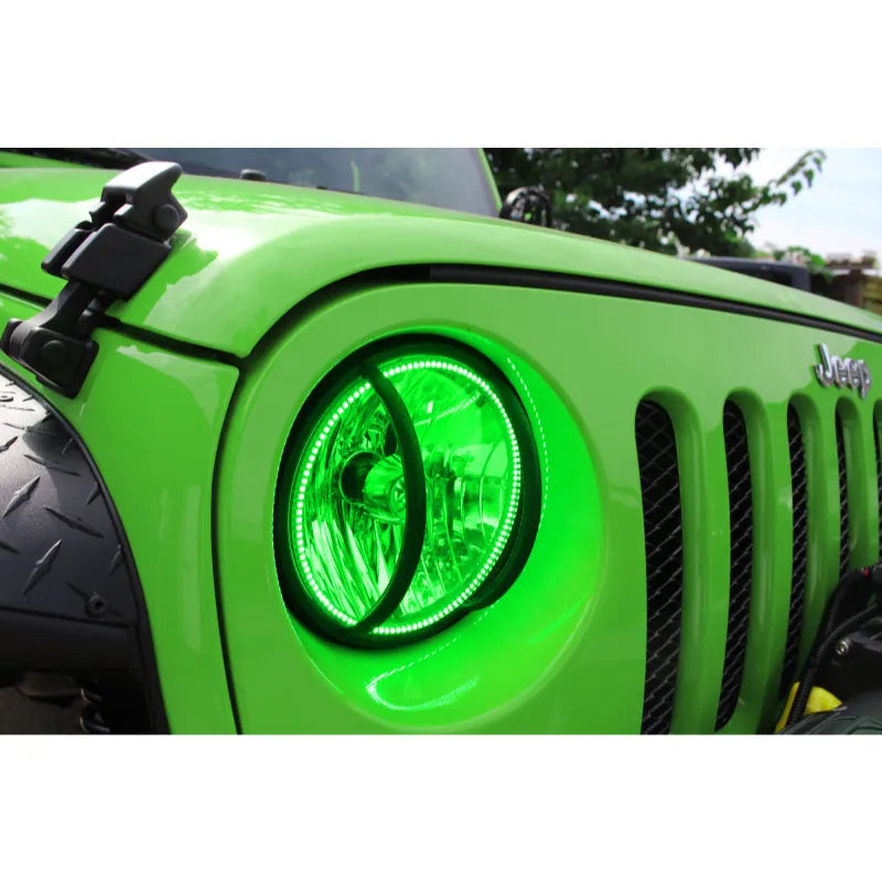 ORACLE 07-16 Jeep Wrangler JK SMD HL - ColorSHIFT w/ BC1 Controller | Jeep Wrangler JK (97-18) (7079-335)
