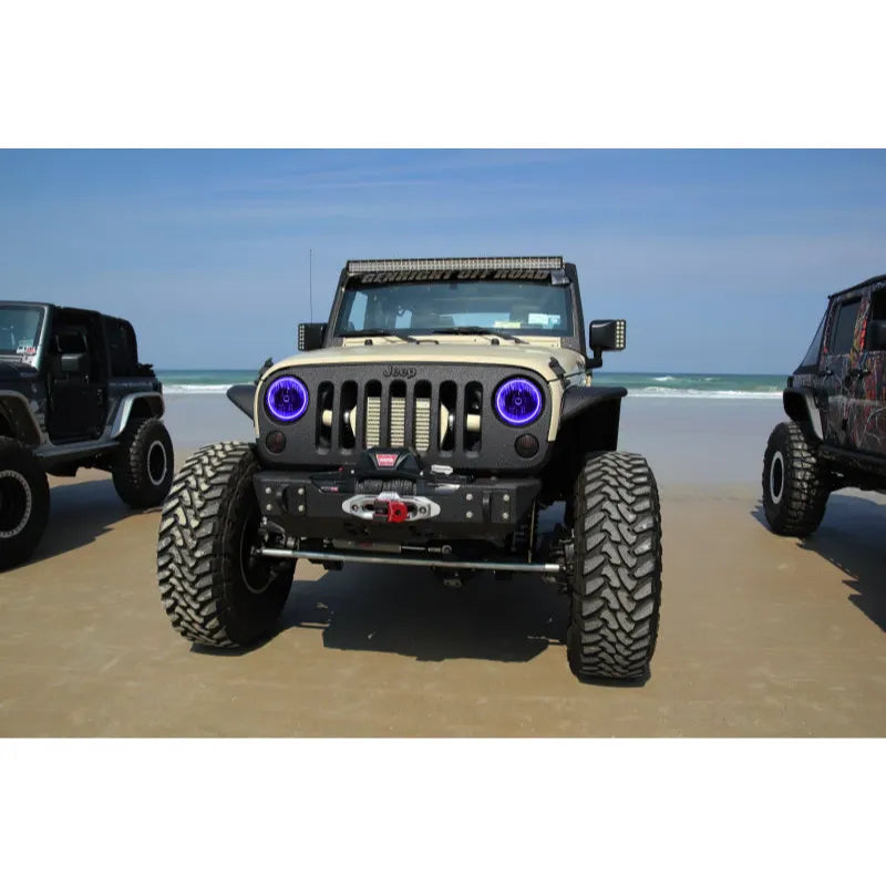 ORACLE 07-16 Jeep Wrangler JK SMD HL - ColorSHIFT w/ BC1 Controller | Jeep Wrangler JK (97-18) (7079-335)