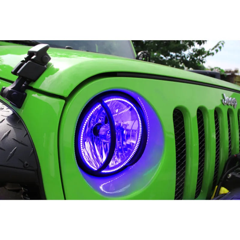 ORACLE 07-16 Jeep Wrangler JK SMD HL - ColorSHIFT w/ BC1 Controller | Jeep Wrangler JK (97-18) (7079-335)