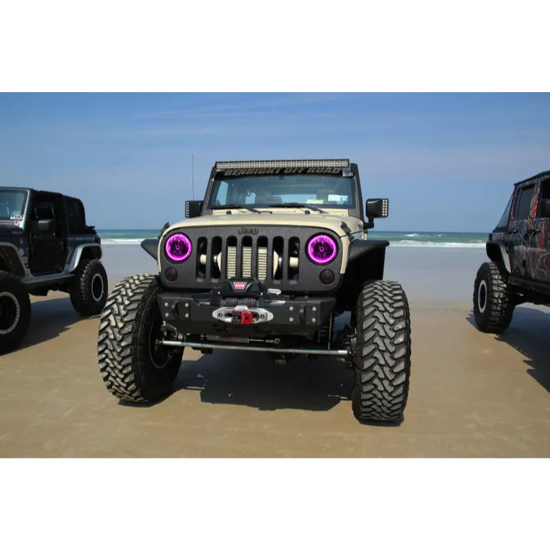 ORACLE 07-16 Jeep Wrangler JK SMD HL - ColorSHIFT w/ BC1 Controller | Jeep Wrangler JK (97-18) (7079-335)