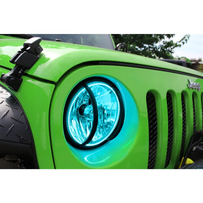 ORACLE 07-16 Jeep Wrangler JK SMD HL - ColorSHIFT w/ BC1 Controller | Jeep Wrangler JK (97-18) (7079-335)