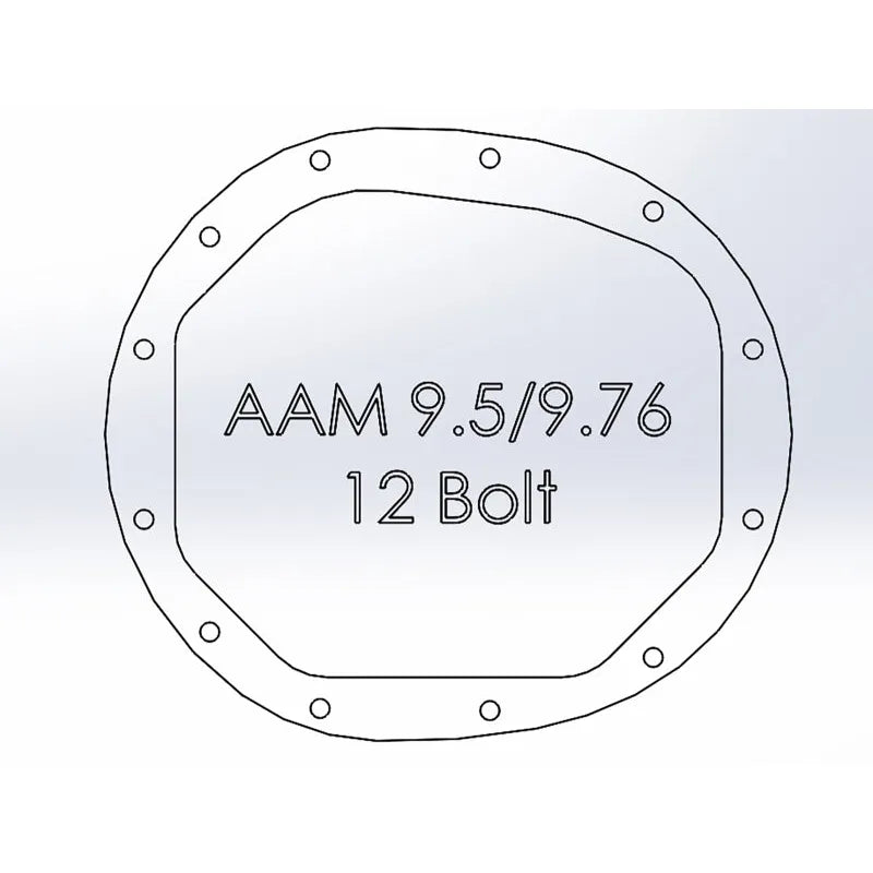 aFe Street Series Rear Diff Cover | GM Silverado 14-19 V8 4.3/5.3/6.2L (46-71120A)