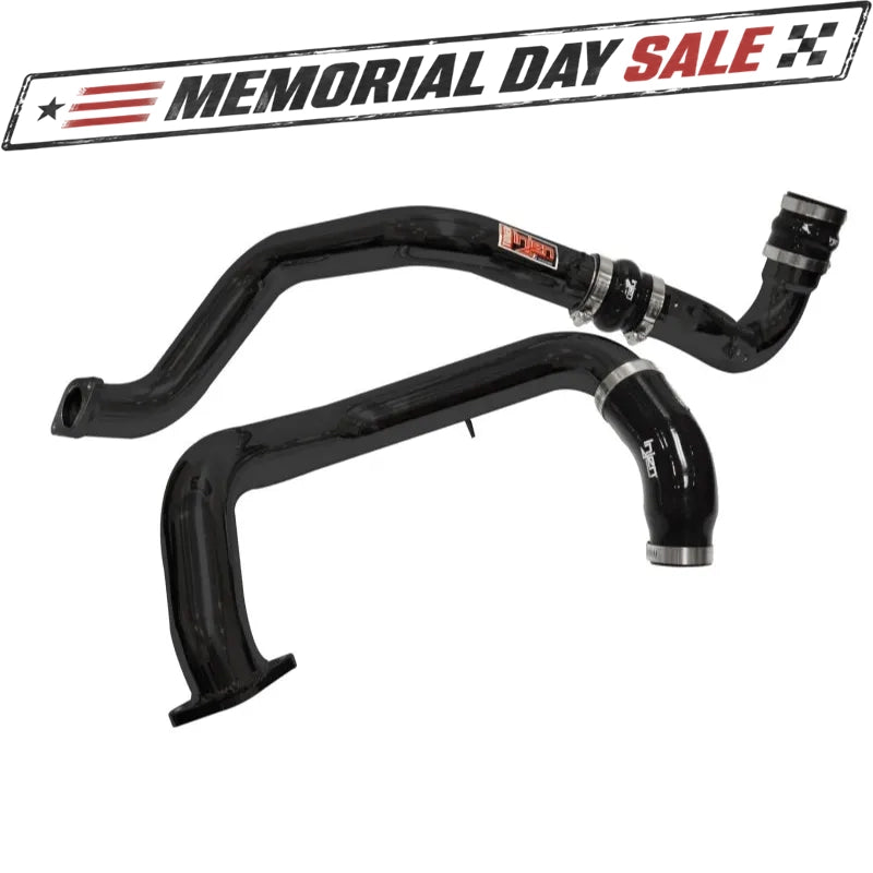 Injen Black Intercooler Piping | Honda Civic X (16+), Accord (03-20), Pilot (03-08), Element (03-11), Acura RLX (13-16), Kia Cadenza (09-20), Kia Optima (10-20), Hyundai Sonata (98-19), Azera (12-17), Kia Forte (16-22) (SES1573ICPBLK)