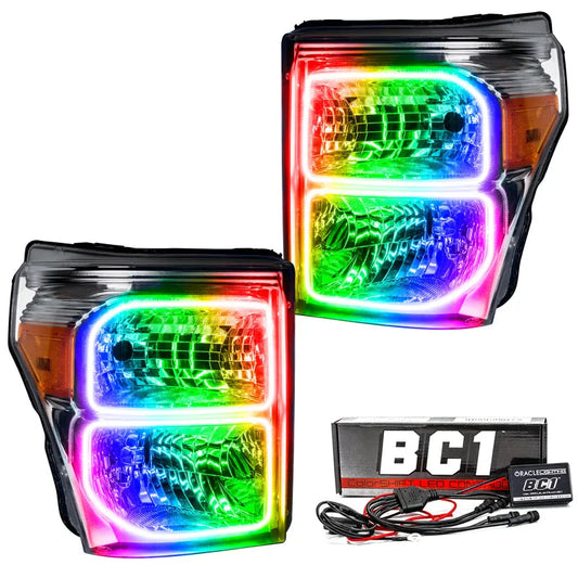 Oracle LED HL F250/350 ColorSHIFT w/ BC1 Controller | Ford F-250/350 (11-16/99-07) (8158-335)