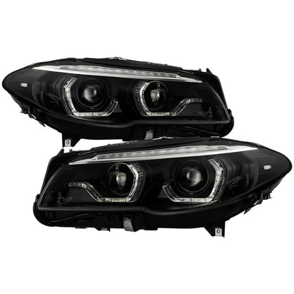 Spyder F10 11-13 Xenon/HID Projector Headlights | BMW 5 Series (F10/F11) (5088208)