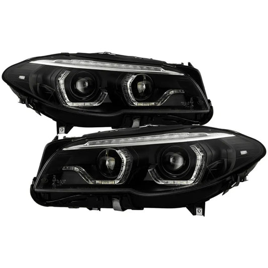 Spyder F10 11-13 Xenon/HID Projector Headlights | BMW 5 Series (F10/F11) (5088208)